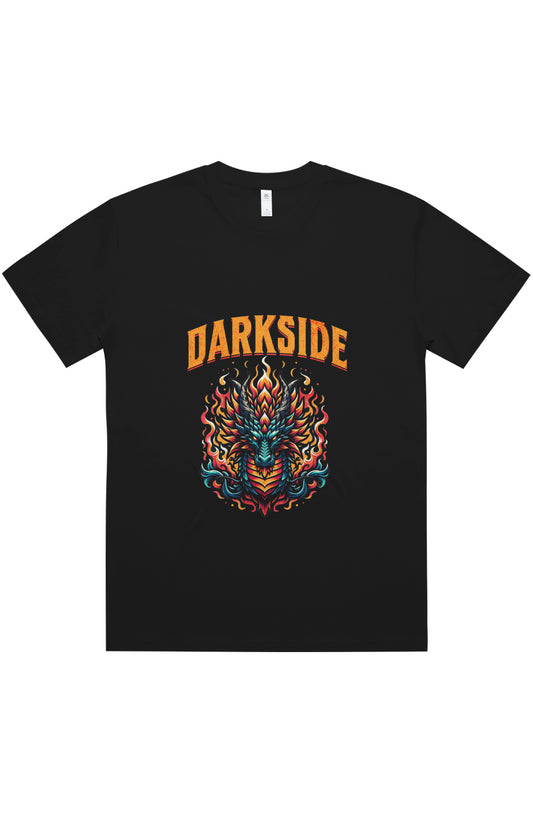  Black Darkside Block Oversized Tee