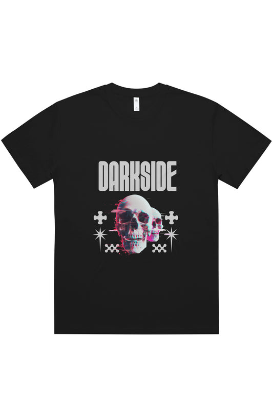 Darkside Skull Matrix Block Oversized Tee