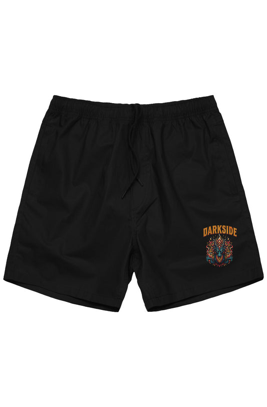 Darkside Dragon Black Beach Shorts