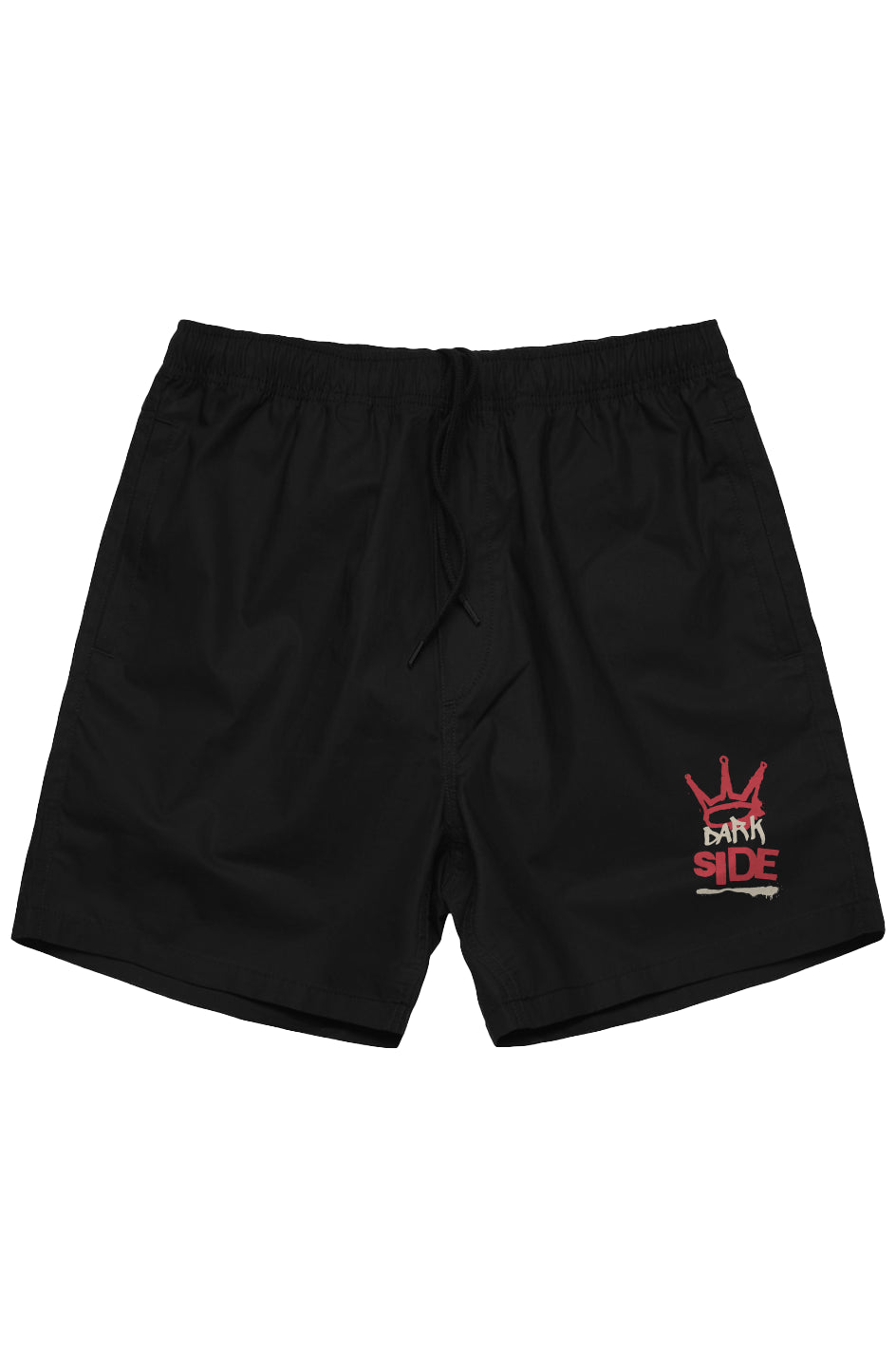 Darkside Crown Black Beach Shorts