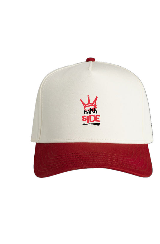  Red white Darkside crown Frame Two-Tone Cap